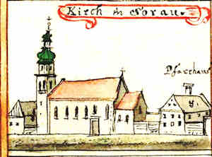 Kirch in Sorau - Koci, widok oglny